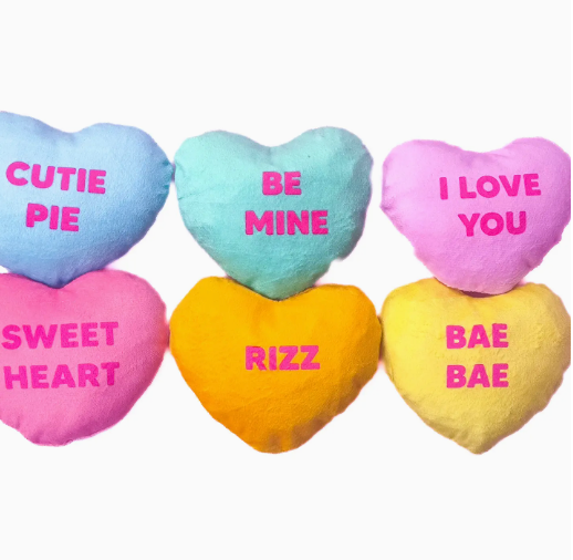 Mini Plushie- Sweet Candy Hearts