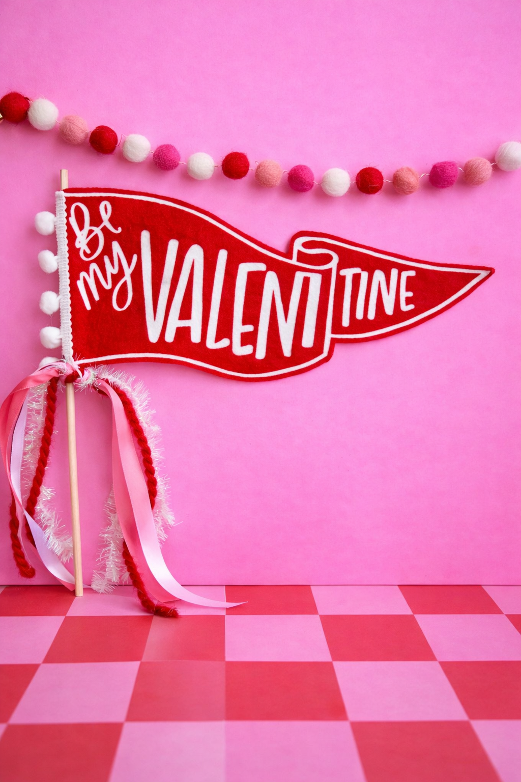 Boys Valentines Red Shopping Basket
