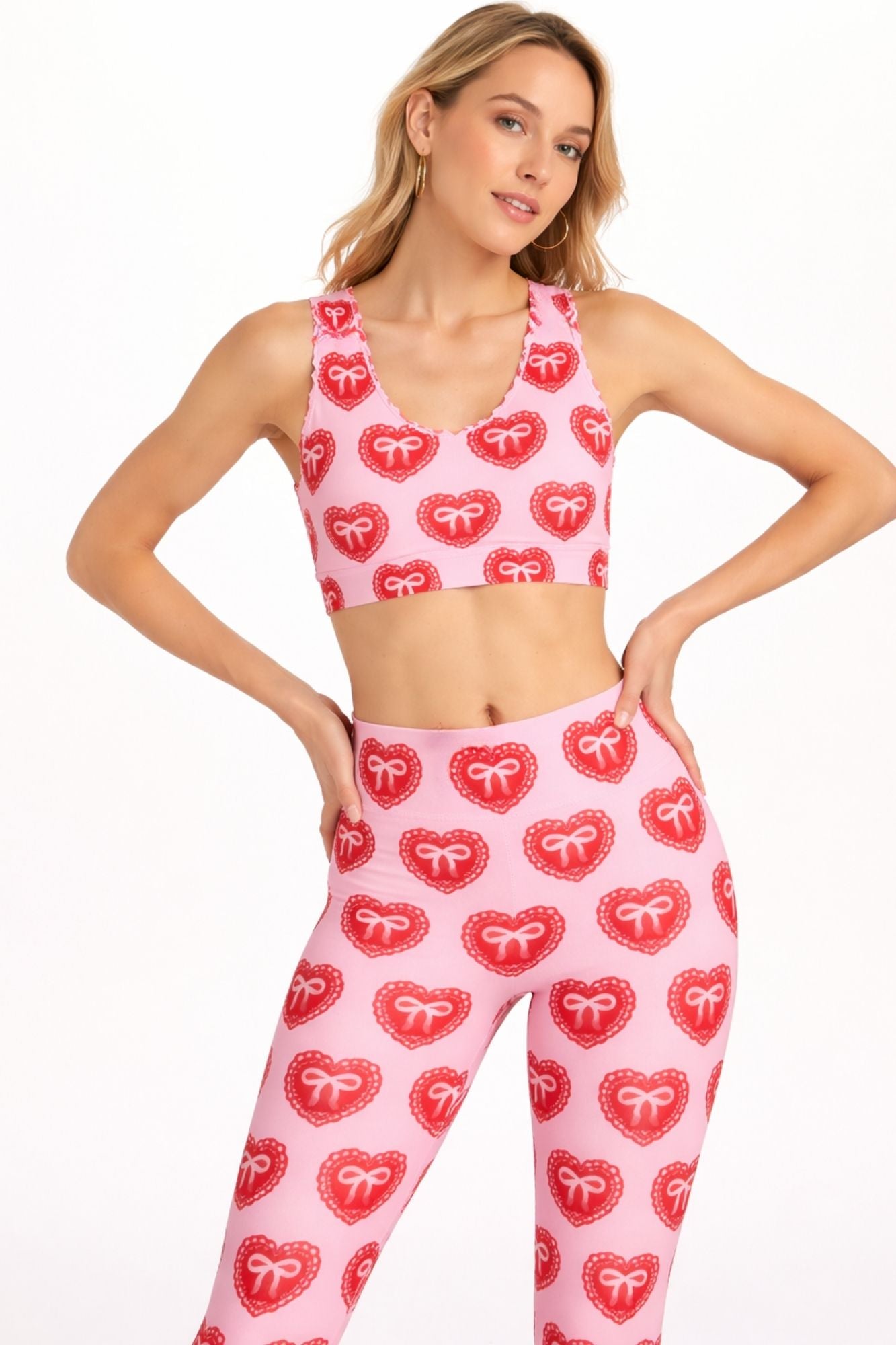 Valentine’s Red Jewelry Box Leggings