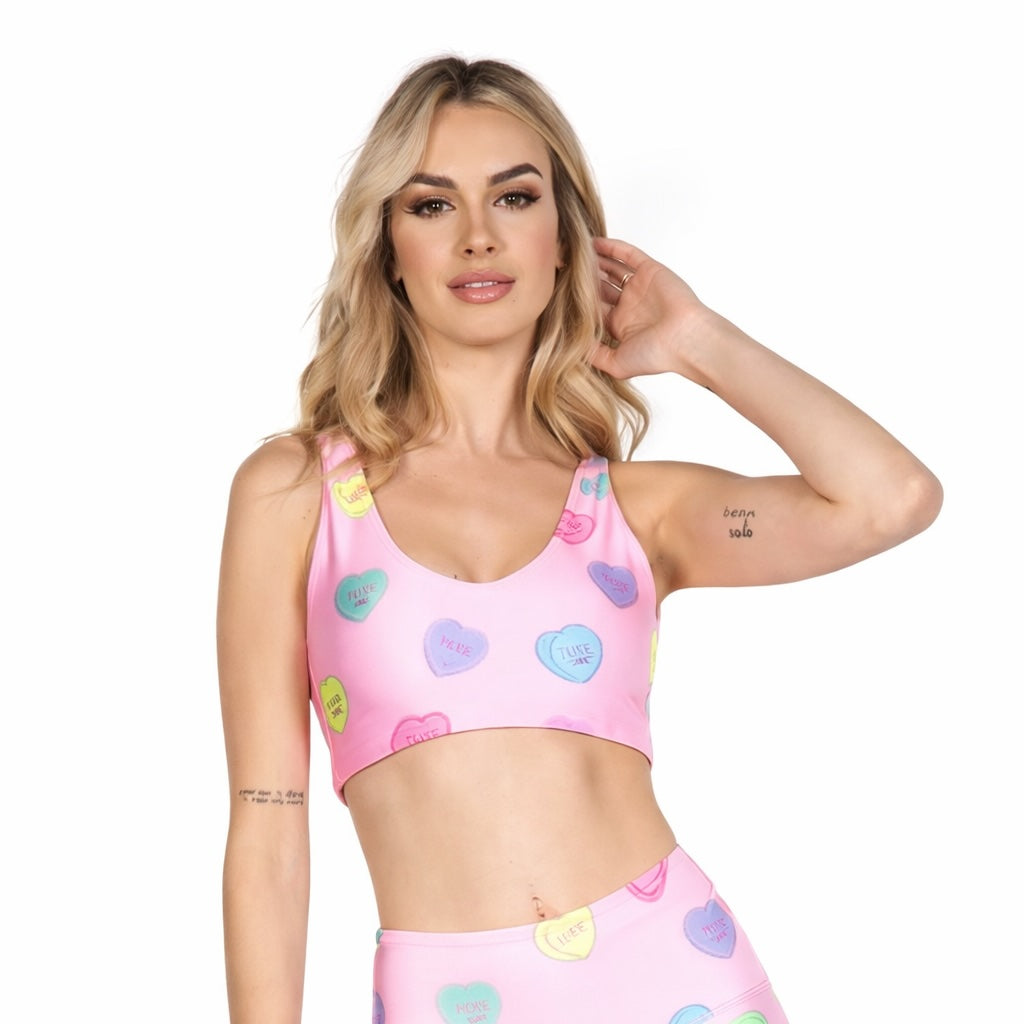 Valentine's Day Conversation Heart Bra