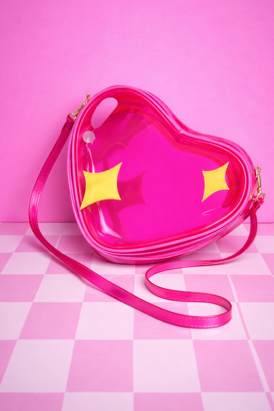 Jelly Handbag - Sparkly Heart 💖