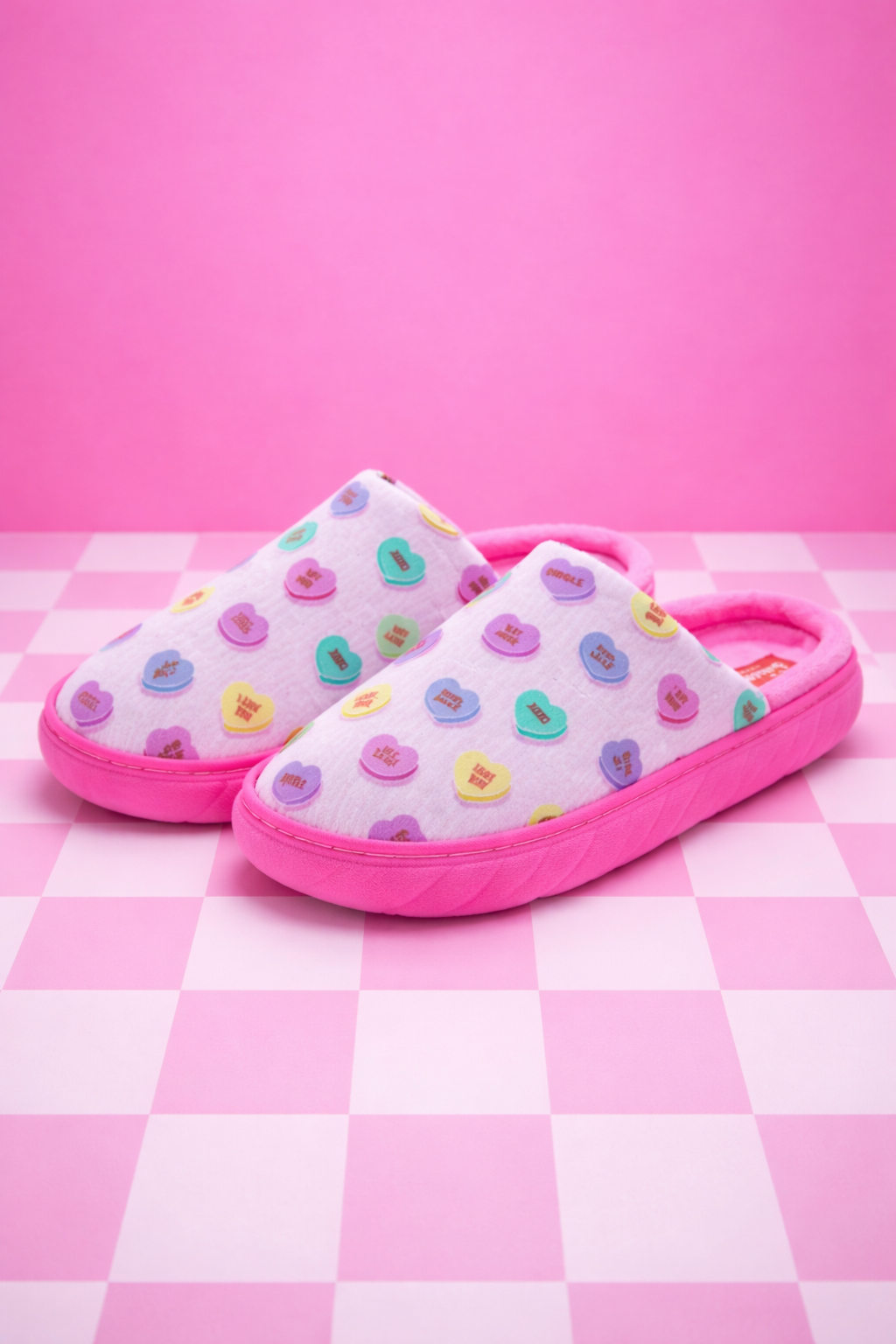 Sweethearts Pink Heart Cozy Slippers (Toddler/Little Kid)