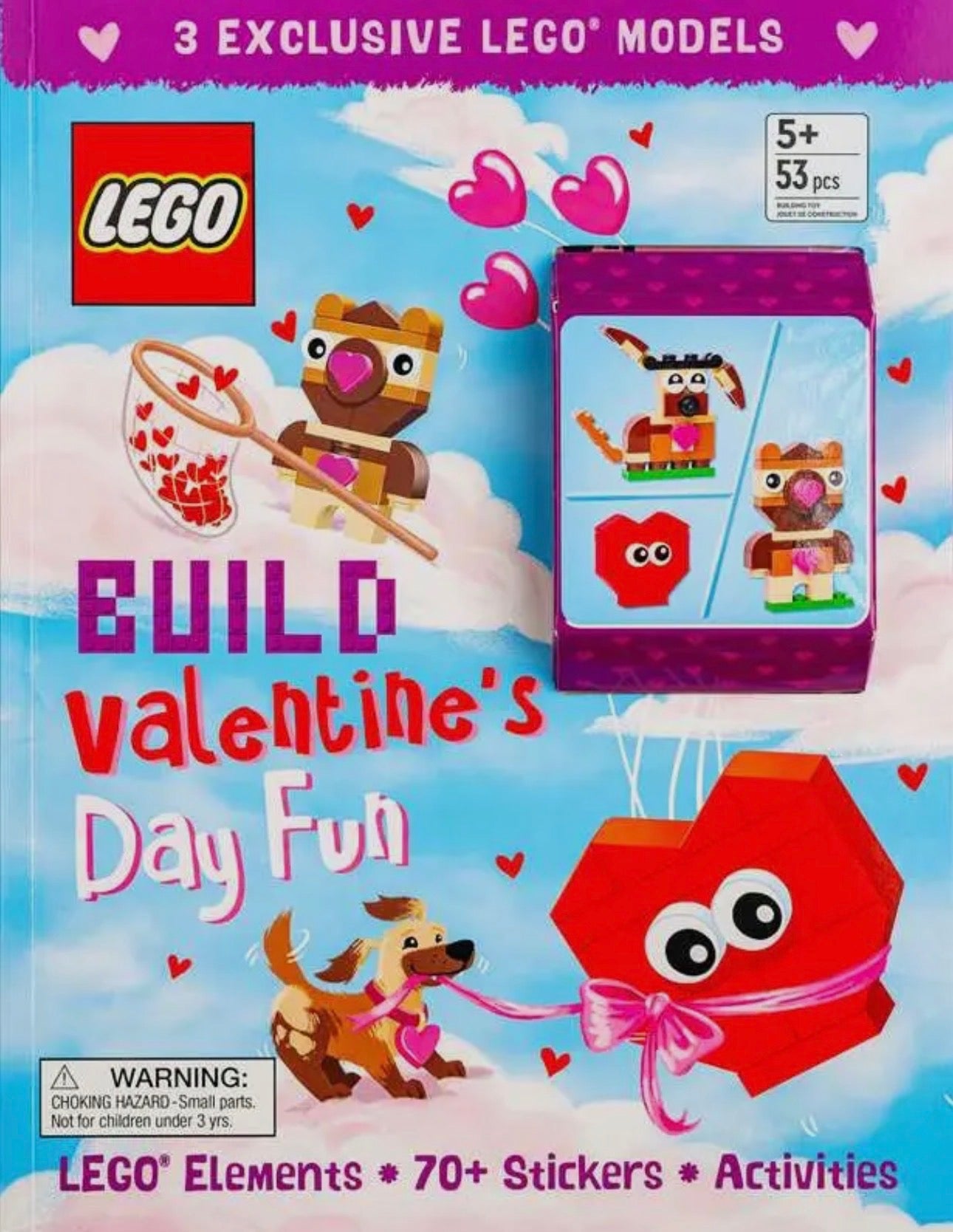 Boys Valentines Red Shopping Basket