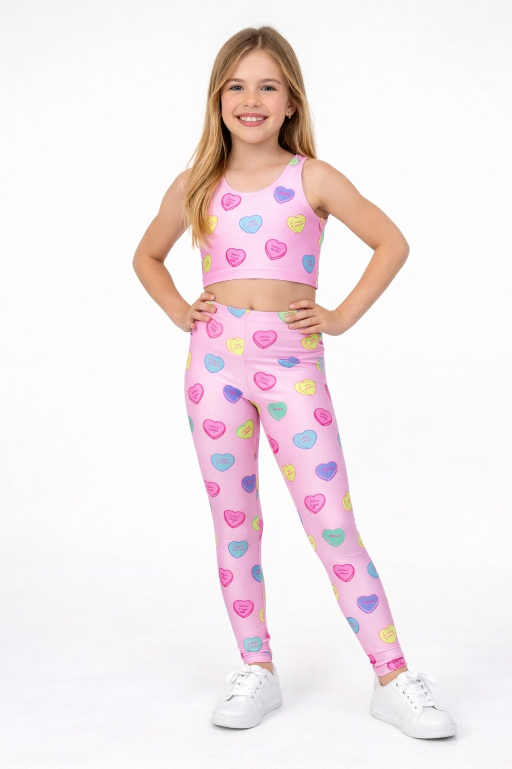 Kid's Valentine's Conversation Heart Top