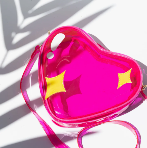 Jelly Handbag - Sparkly Heart 💖