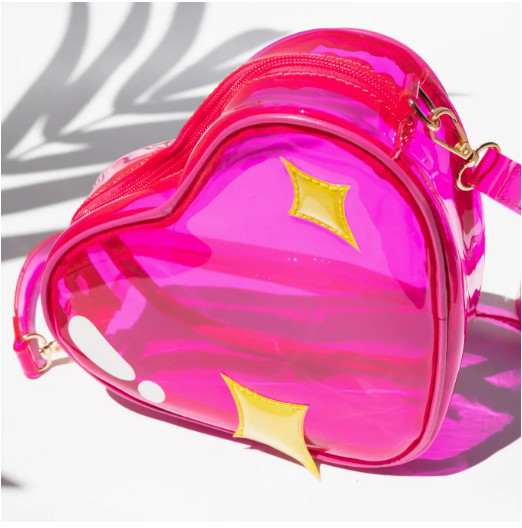 Jelly Handbag - Sparkly Heart 💖