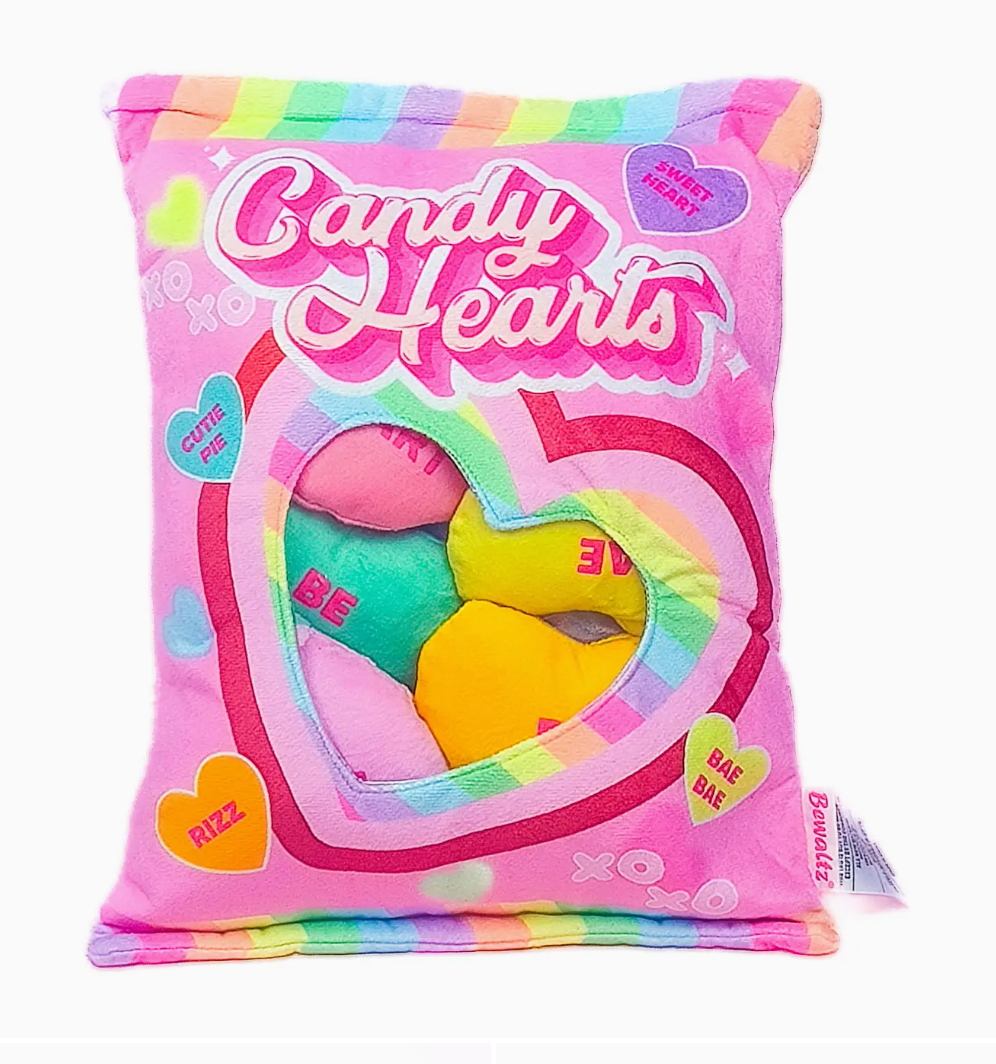 Mini Plushie- Sweet Candy Hearts